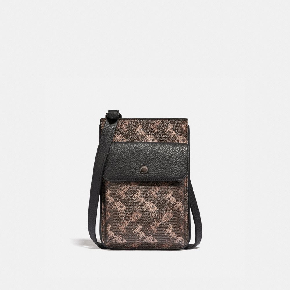 COACH® | Hybrid Pouch With Horse And Carriage Print