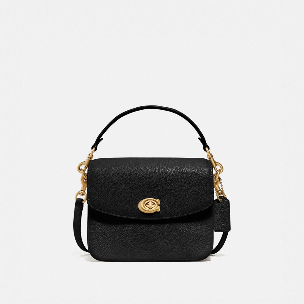 COACH Polished Pebbled Leather Cassie Crossbody 19 - Macy's