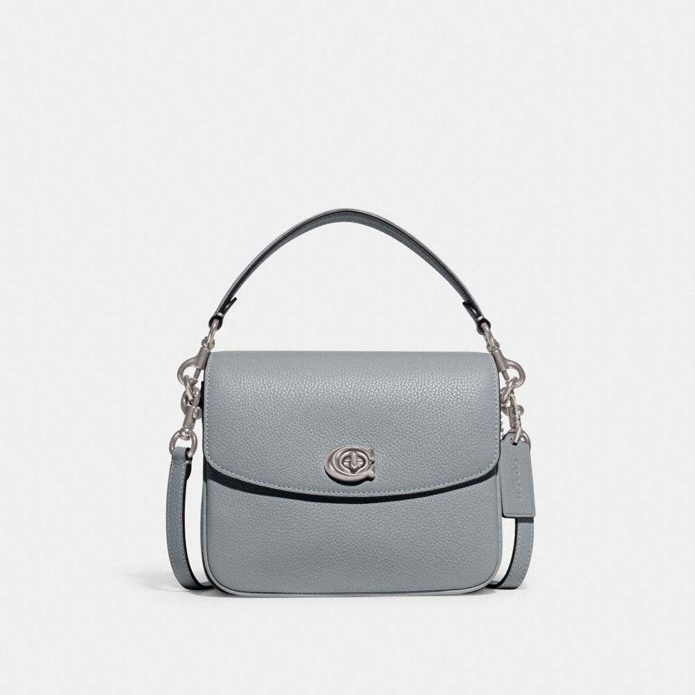 Coach Cassie Crossbody 19 In Silver/grey Blue