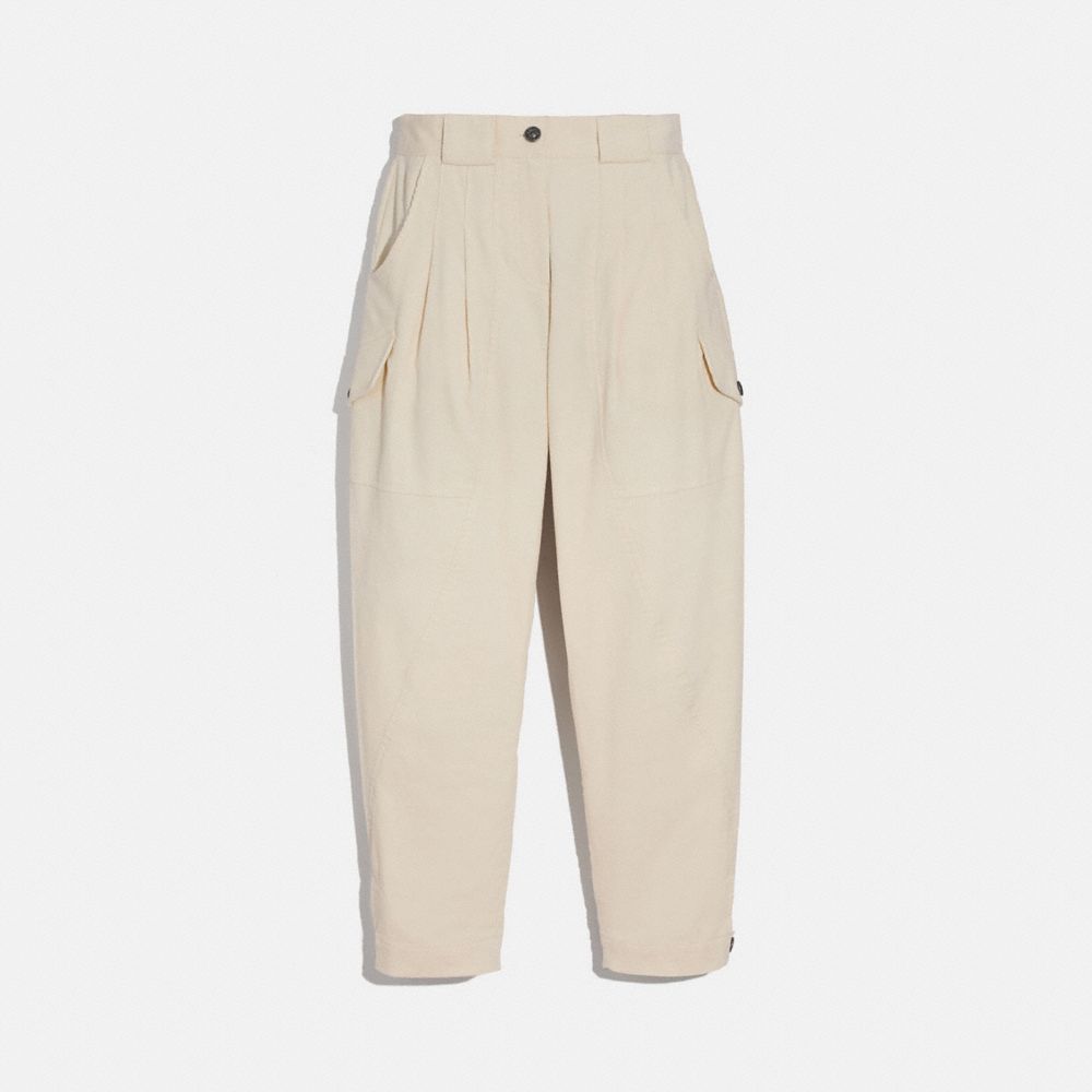 COACH®,Corduroy Utility Trousers,,Front View