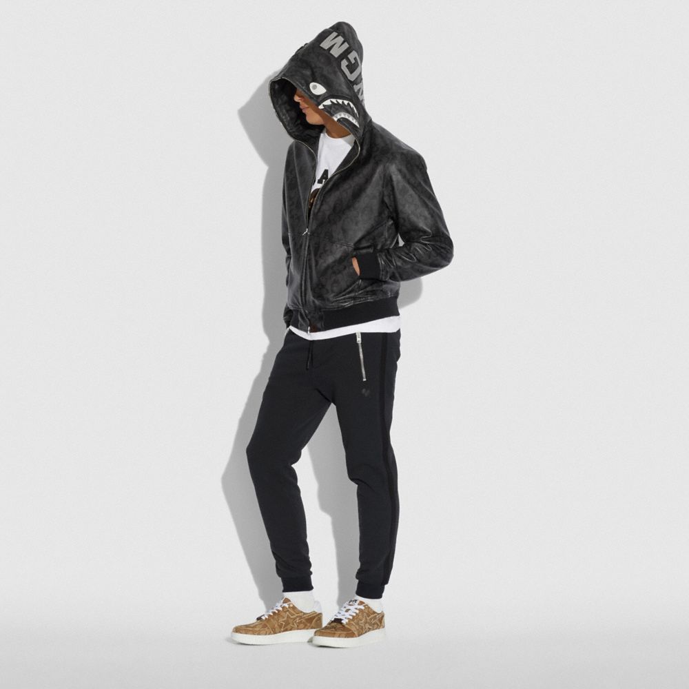 Bape X Coach Shark Leather Jacket | COACH®