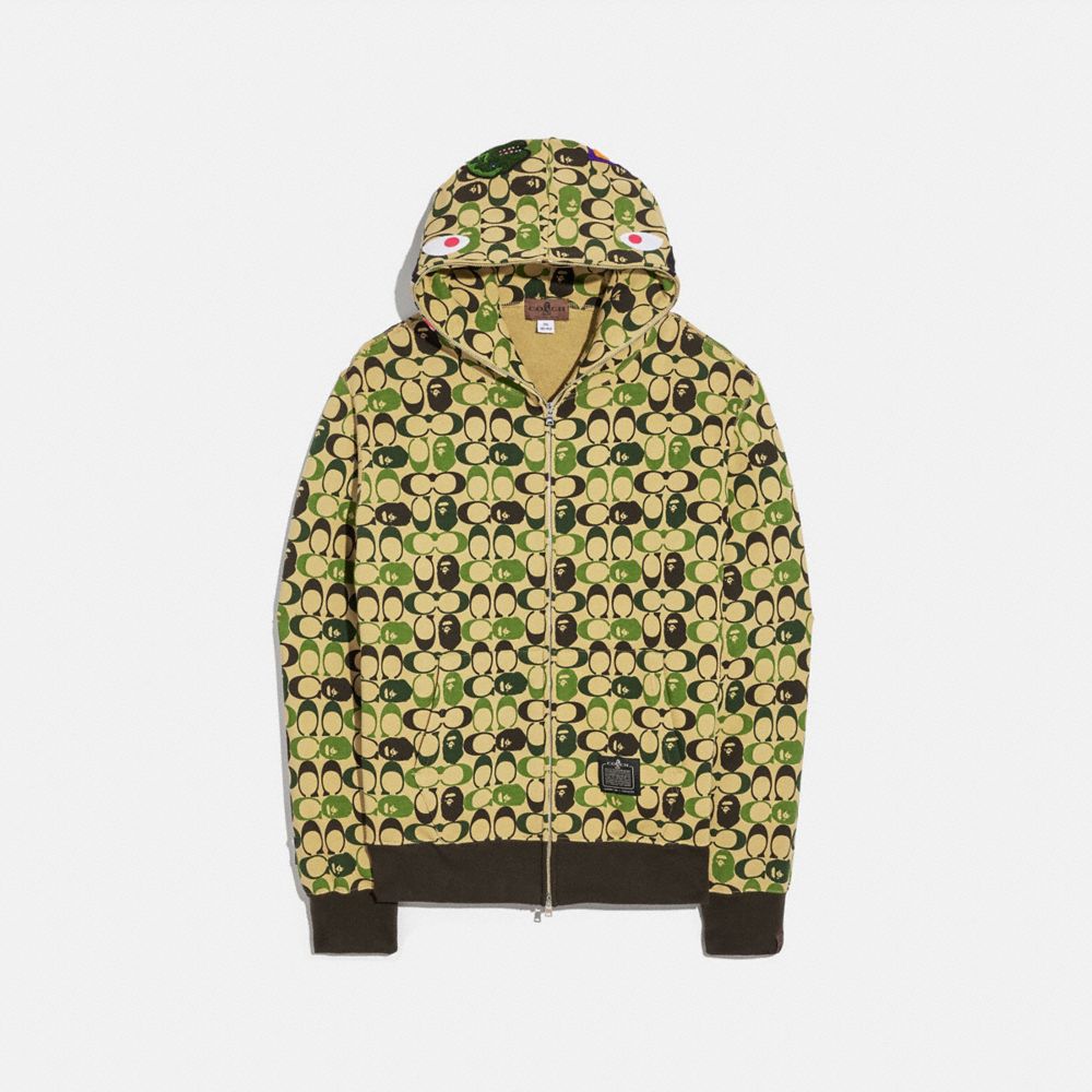 coach x bape coat