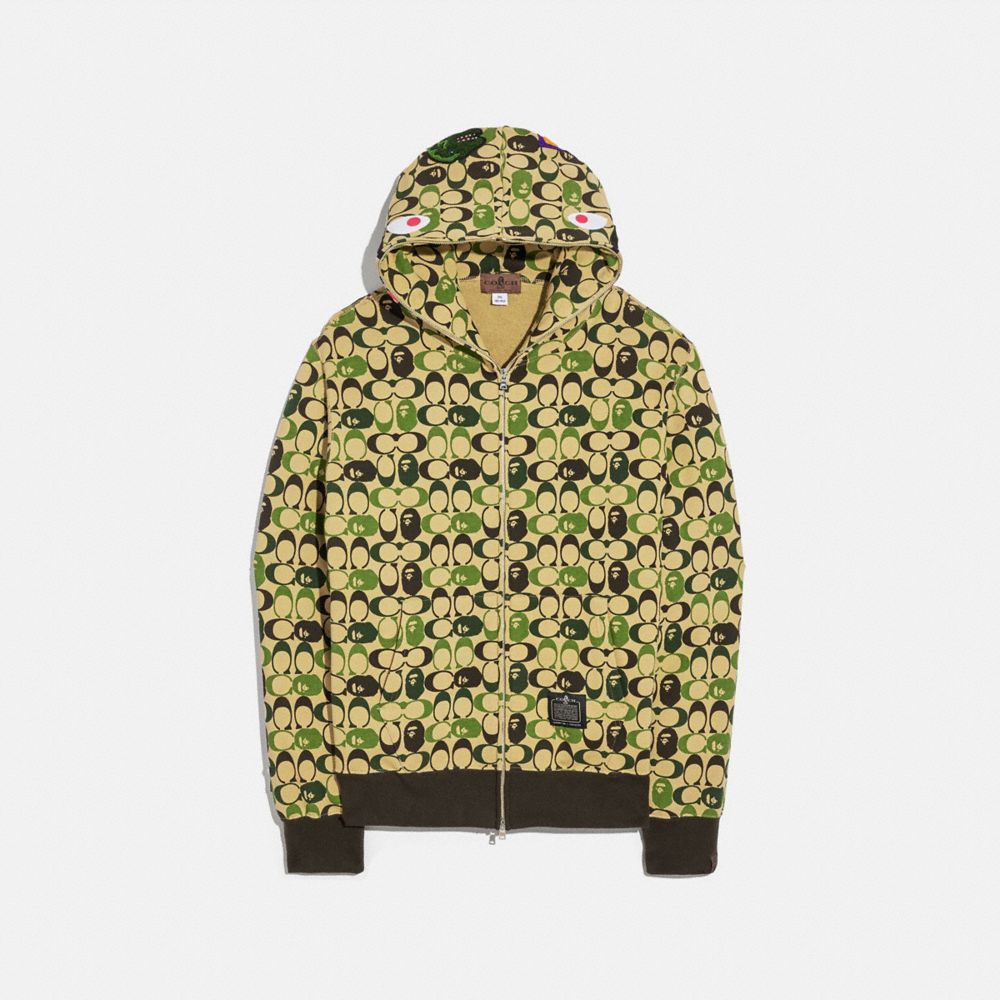 Bape X Coach Shark Full Zip Hoodie | COACH®