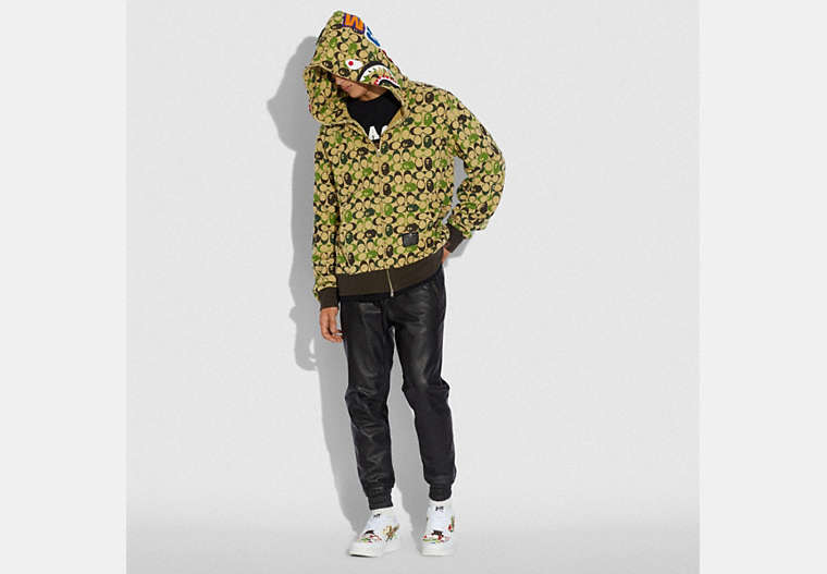 Bape X Coach Shark Full Zip Hoodie | COACH® Bape X Coach Shark Full Zip Hoodie | COACH®