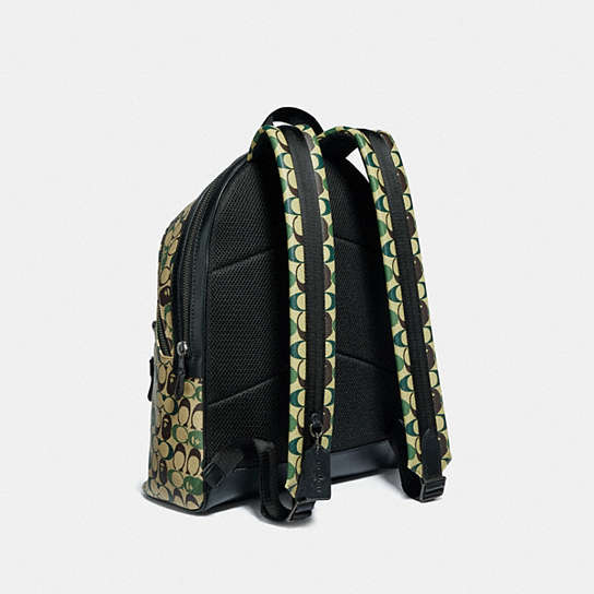 COACH®: Bape X Coach Academy Backpack In Signature Canvas With Ape Head