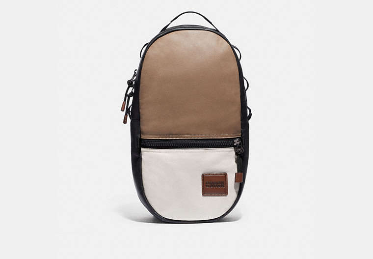 Pacer Backpack In Colorblock With Coach Patch