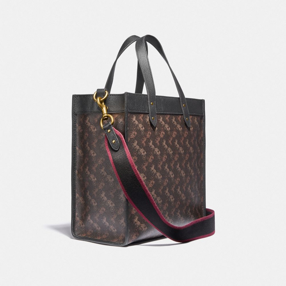 COACH OUTLET® | Field Tote With Horse And Carriage Print