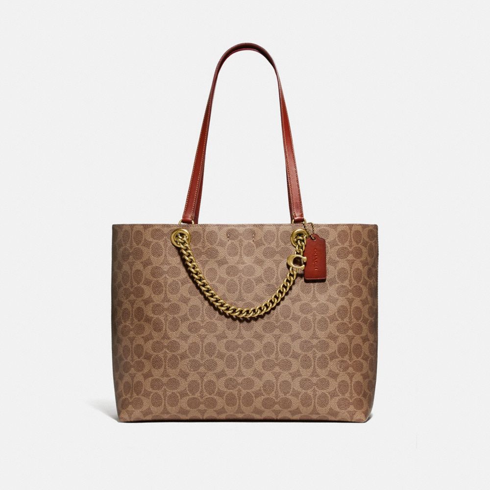 marlon tote in signature canvas