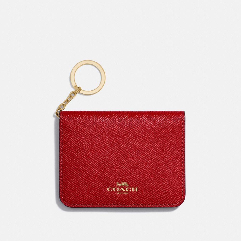coach bifold card wallet