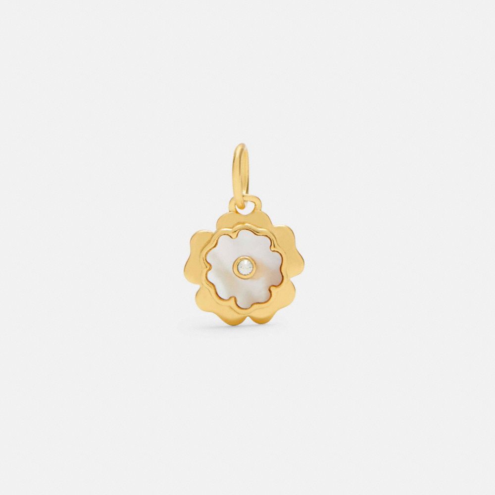 COACH® Collectible Tea Rose Charm