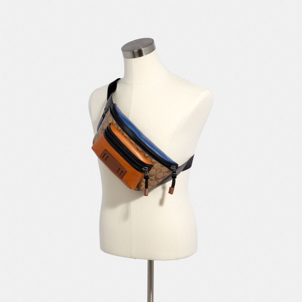 COACH® Outlet | Terrain Belt Bag In Colorblock Signature Canvas