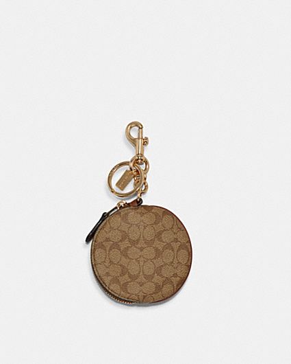 COACH® Outlet | Coach X Peanuts Circular Pouch Bag Charm With 