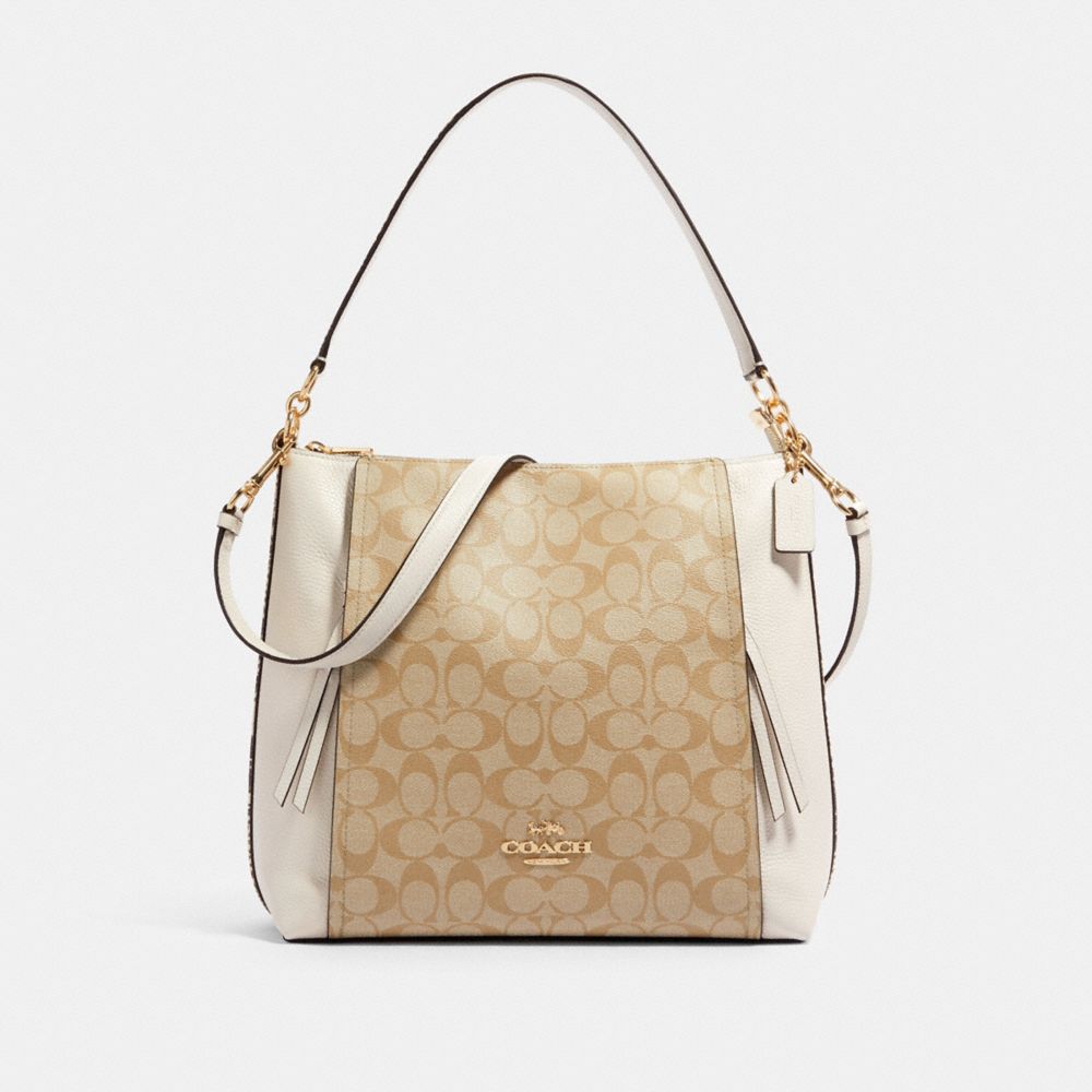 COACH® Outlet | Marlon Hobo In Signature Canvas
