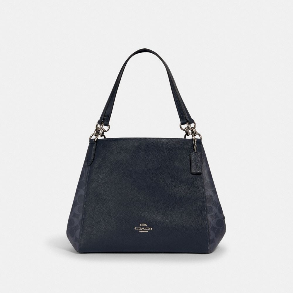 COACH® Outlet | Hallie Shoulder Bag In Signature Canvas