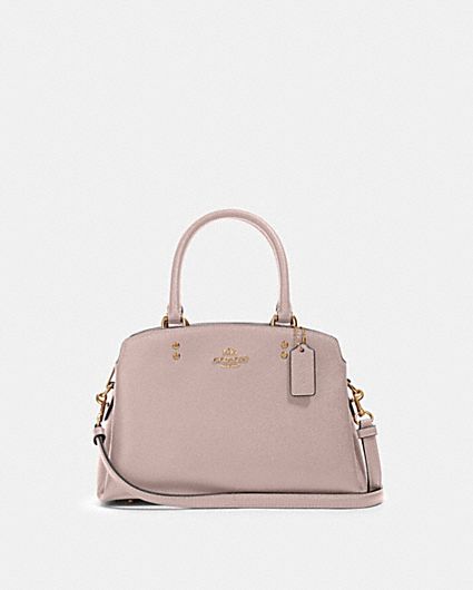 COACH® Outlet | Mini Lillie Carryall In Blocked Signature Canvas