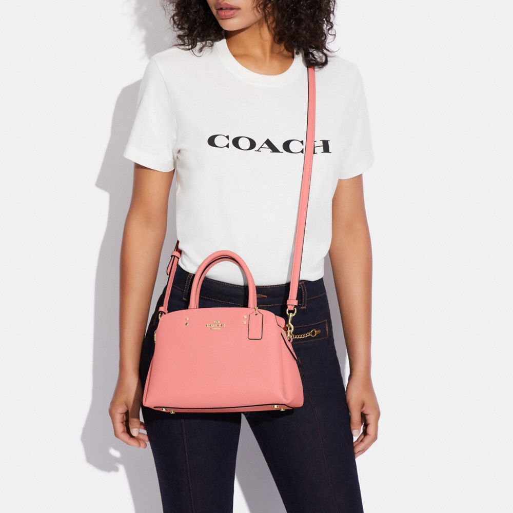 coach lillie carryall pink