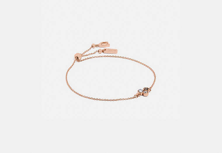 Mini Tea Rose Cluster Slider Bracelet image number 0
