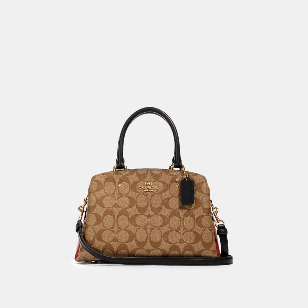coach outlet mini lillie carryall