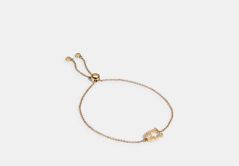 COACH® Outlet | Pave Signature Slider Bracelet COACH® Outlet | Pave Signature Slider Bracelet