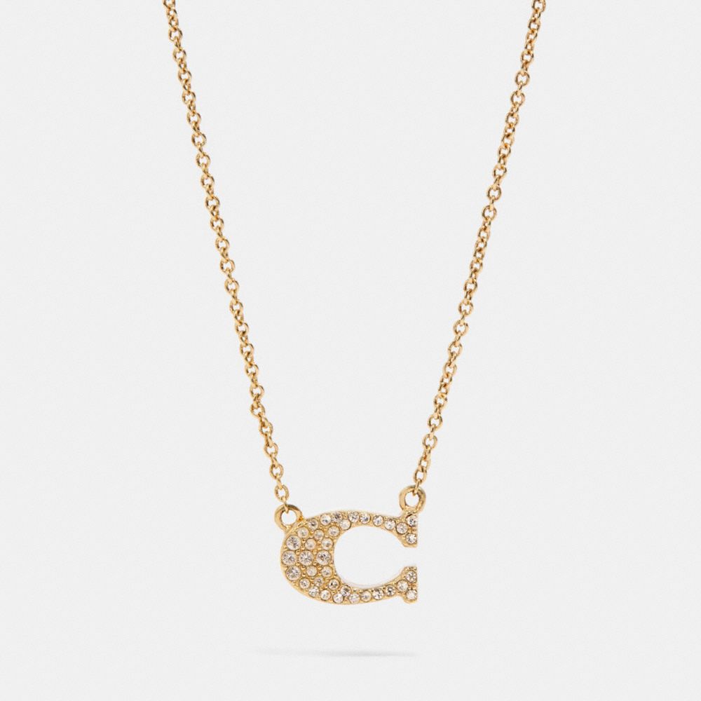 COACH® Outlet | Pave Signature Necklace
