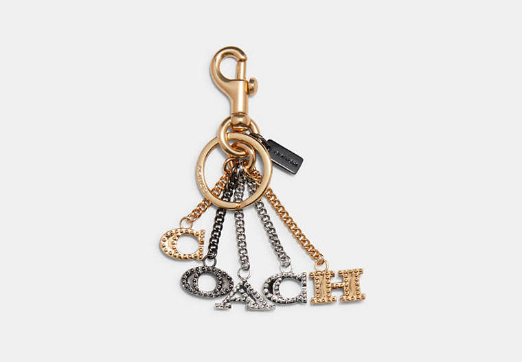 Perforated Coach Bag Charm