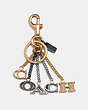 Perforated Coach Bag Charm