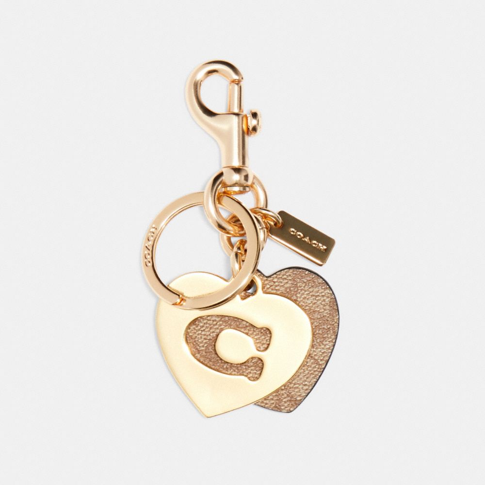 COACH® Outlet | Signature Hearts Key Ring
