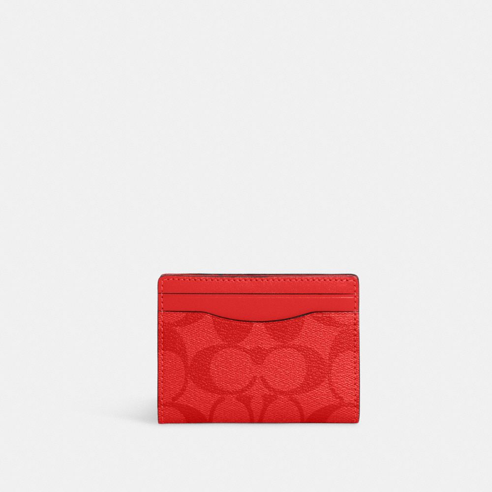 Derfor hjort Scrupulous COACH® Outlet | Magnetic Card Case In Signature Canvas