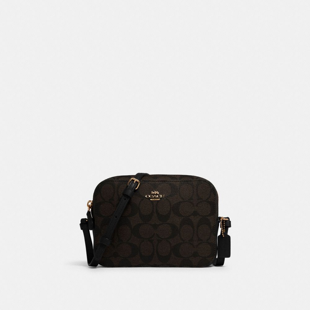 COACH® Outlet Mini Camera Bag In Signature Canvas