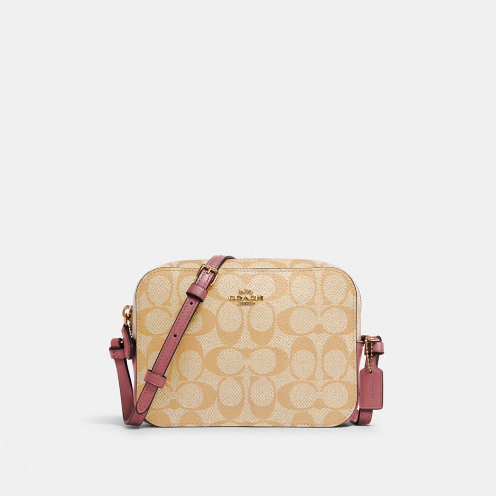 COACH® Outlet Mini Camera Bag In Signature Canvas