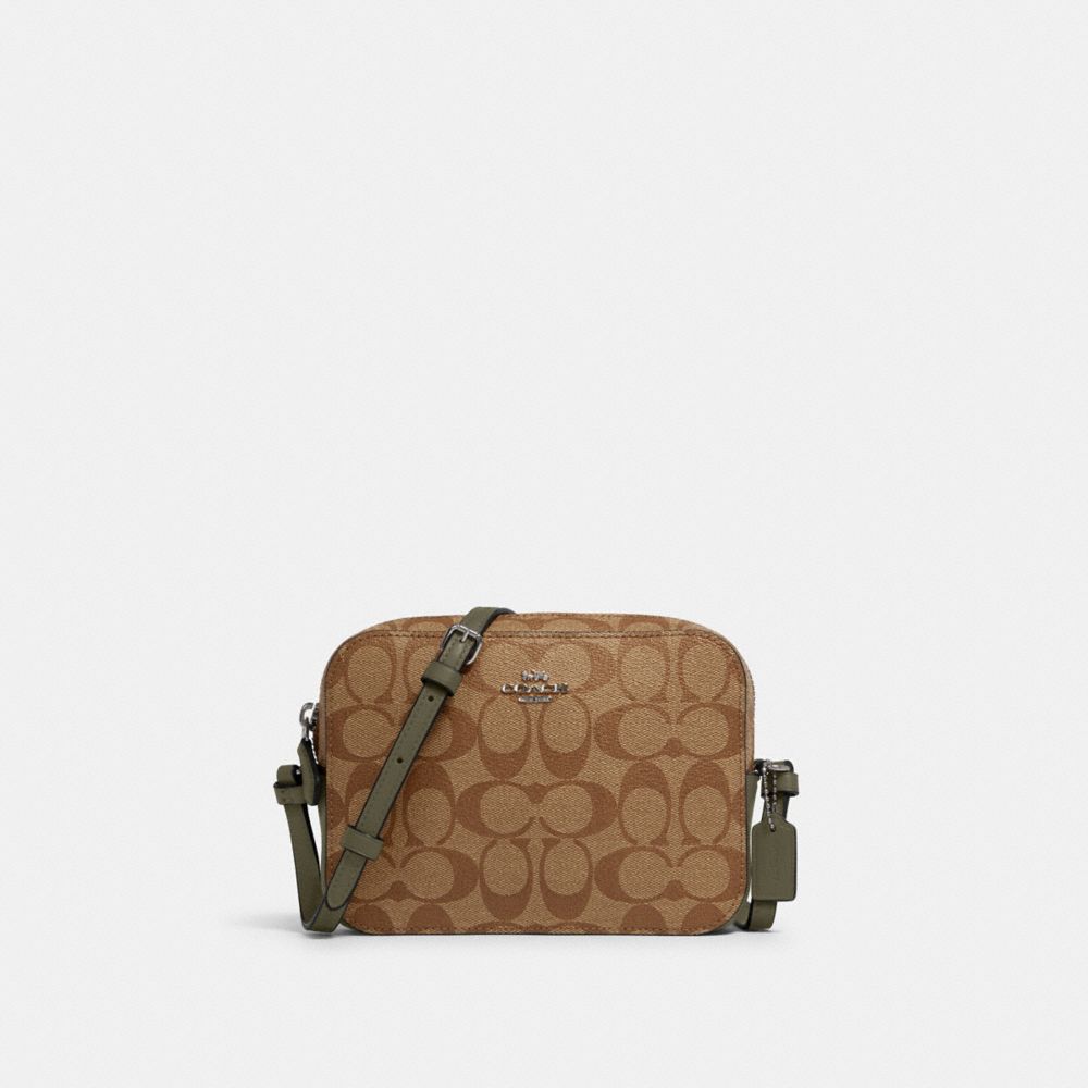 COACH® Outlet Mini Camera Bag In Signature Canvas