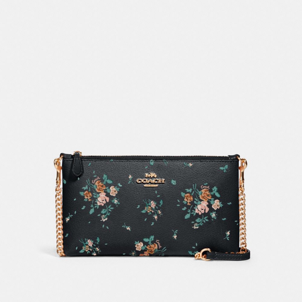 COACH® Outlet Zip Top Crossbody With Rose Bouquet Print