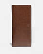 COACH®,BREAST POCKET WALLET,Smooth Leather,Saddle,Front View