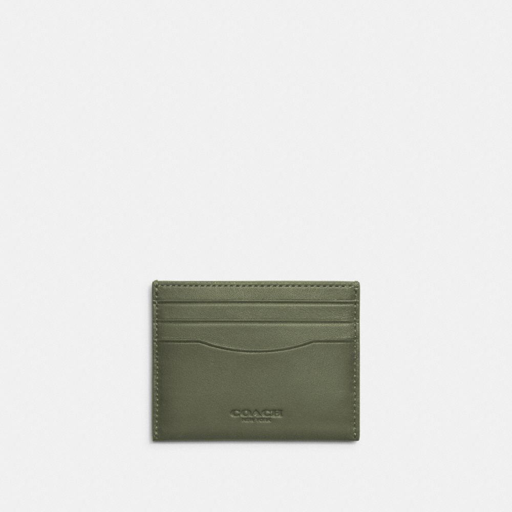 COACH®: Card Case In Signature Leather