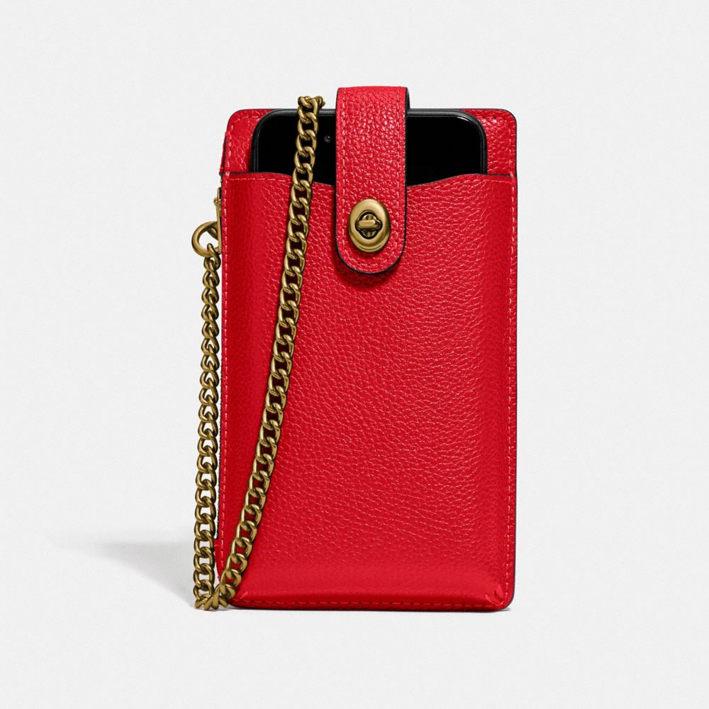 COACH® | Turnlock Chain Phone Crossbody