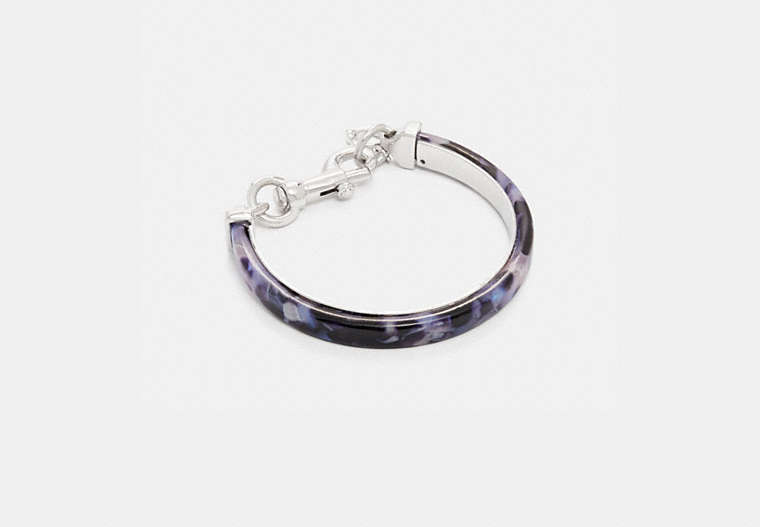 Sculpted Signature Charm Bangle image number 0
