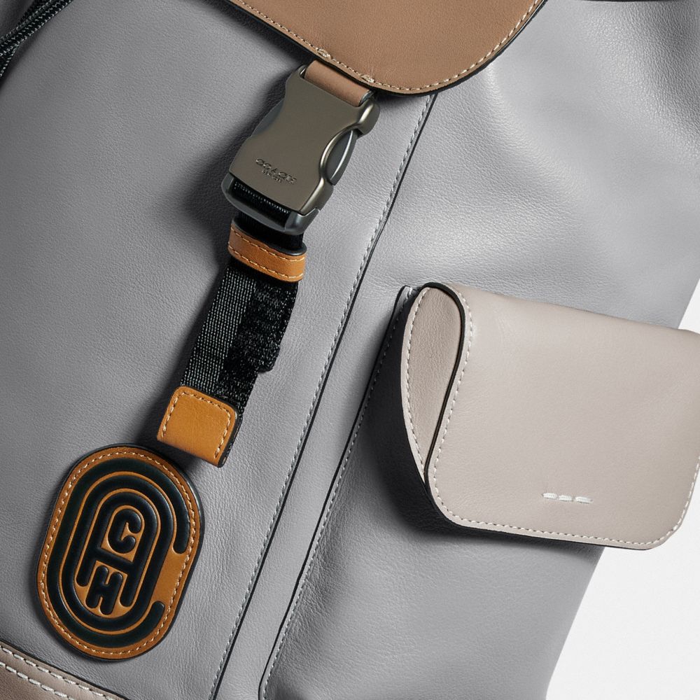 Rivington backpack in colorblock with coach patch new arrivals