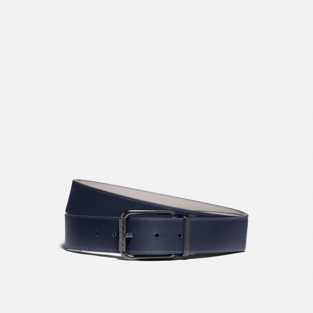 COACH®,Roller Buckle Cut-To-Size Reversible Belt, 38 Mm,,Front View