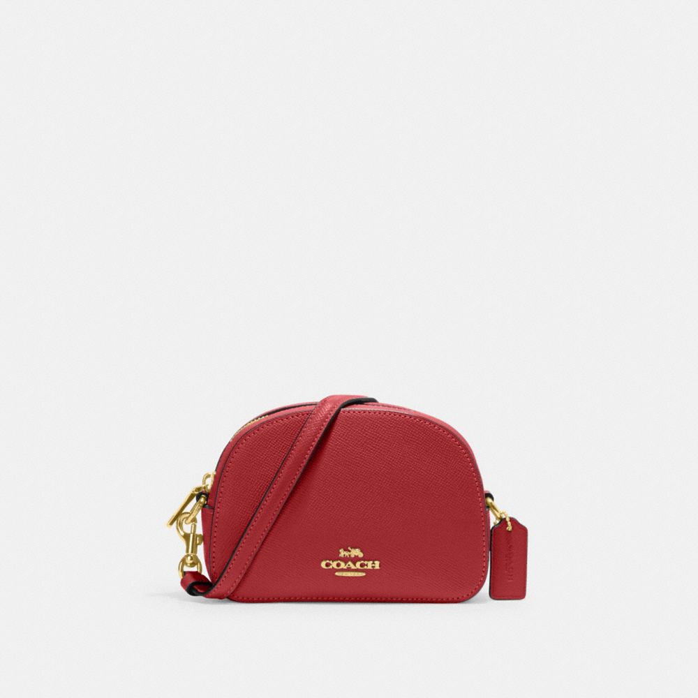 Coach Red Tan Pochette – Andreu's Luxury Closet