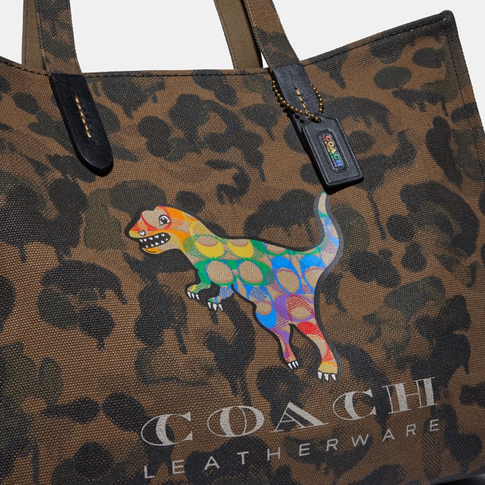 COACH® | Tote 42 With Rainbow Signature Rexy