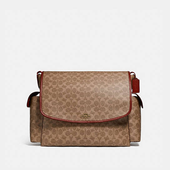 Baby Messenger Bag In Signature Canvas | COACH®