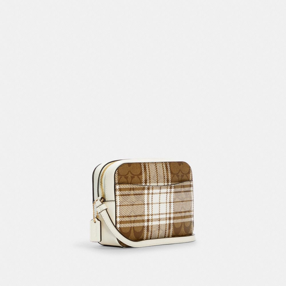 COACH® Outlet Mini Camera Bag In Signature Canvas With Hunting