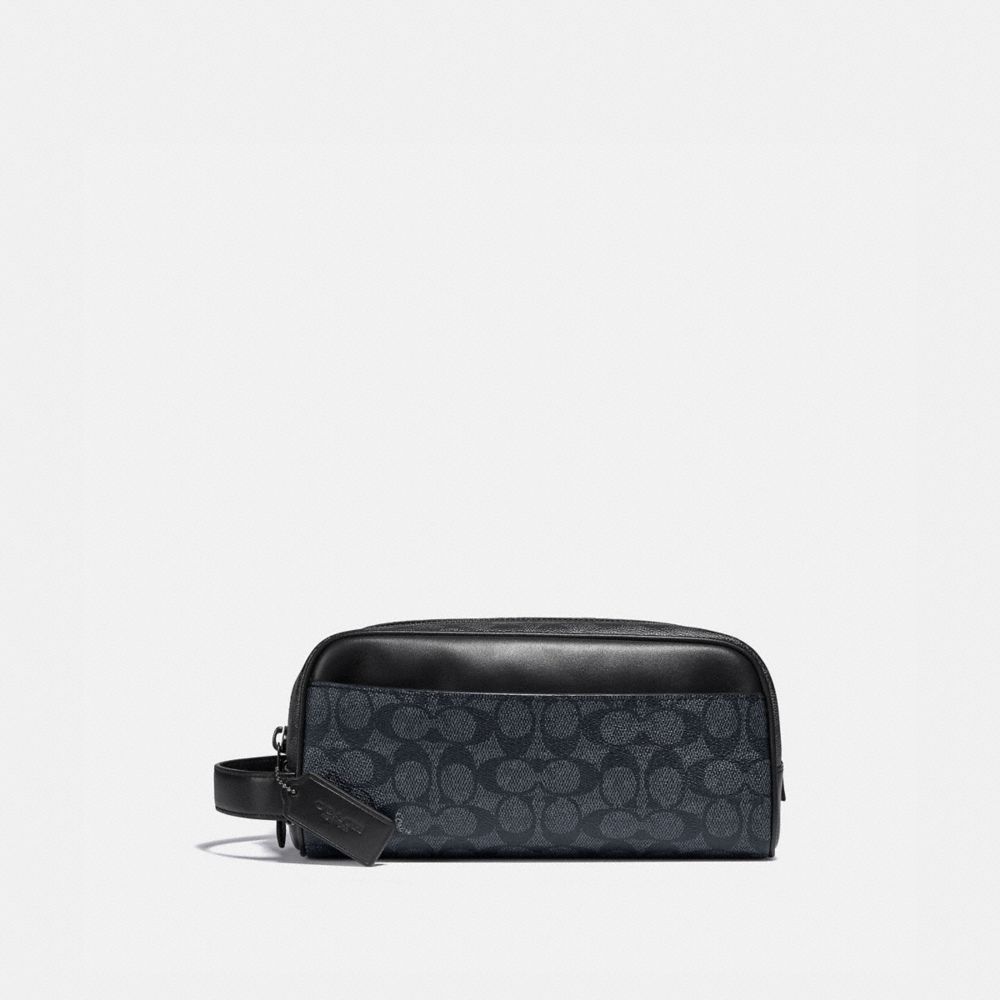 COACH®  Small Travel Kit With Surfing Crocodile Print