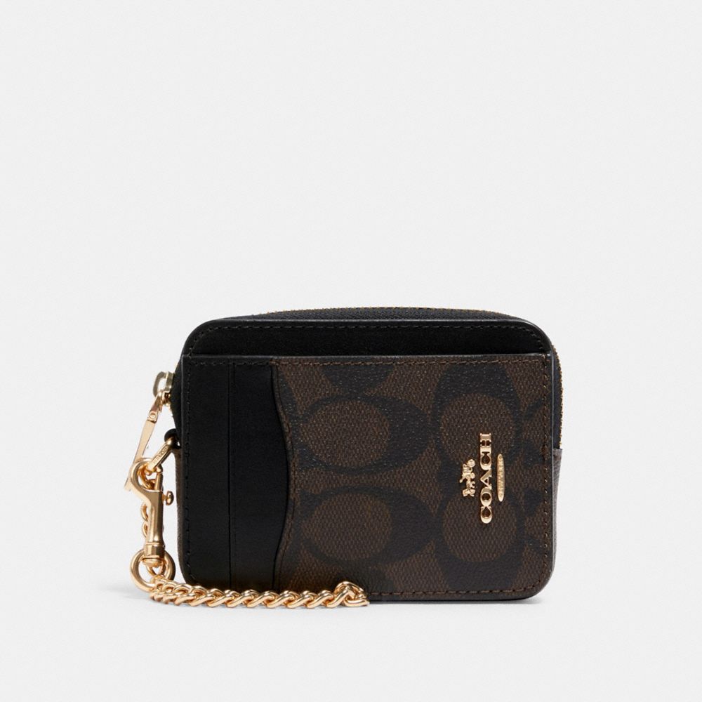 Coach Zip Card Case