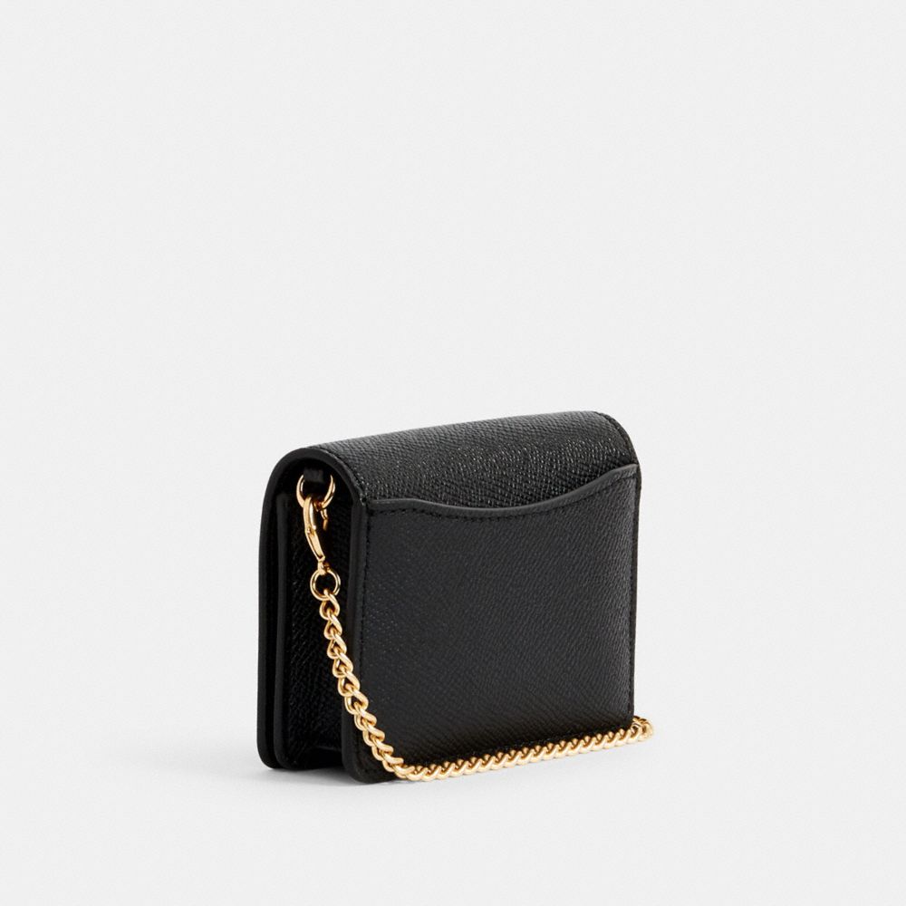 coach mini bag with chain