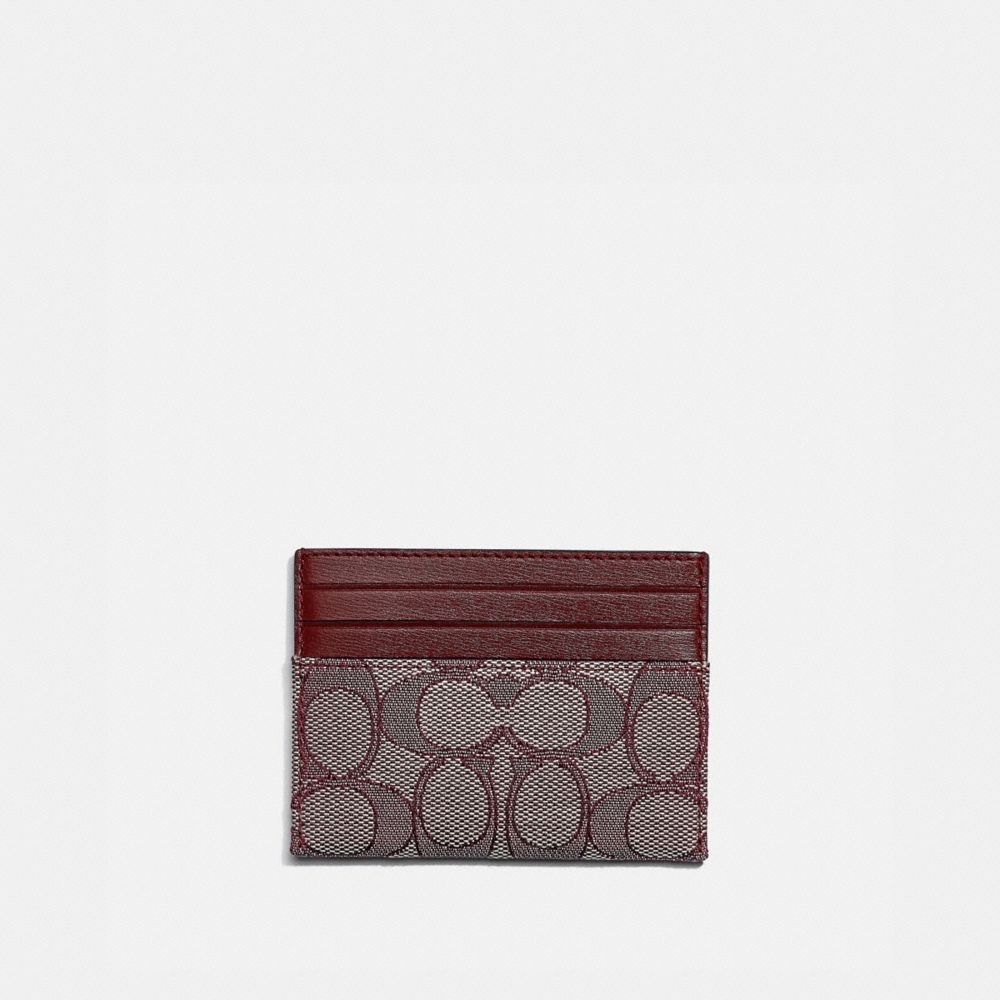 COACH® | Card Case In Signature Jacquard