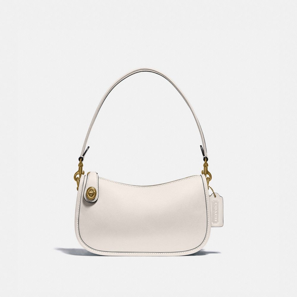 Introducir 102+ imagen coach white leather bag