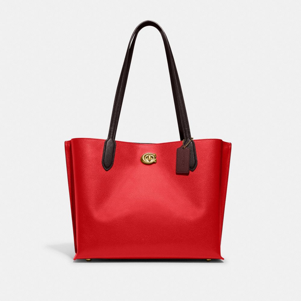 在庫処分・数量限定 COACH☆人気商品！WillowShoulderBag/Colorblock