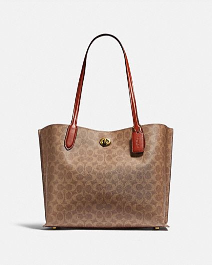 COACH® | Willow Tote 24 In Signature Canvas