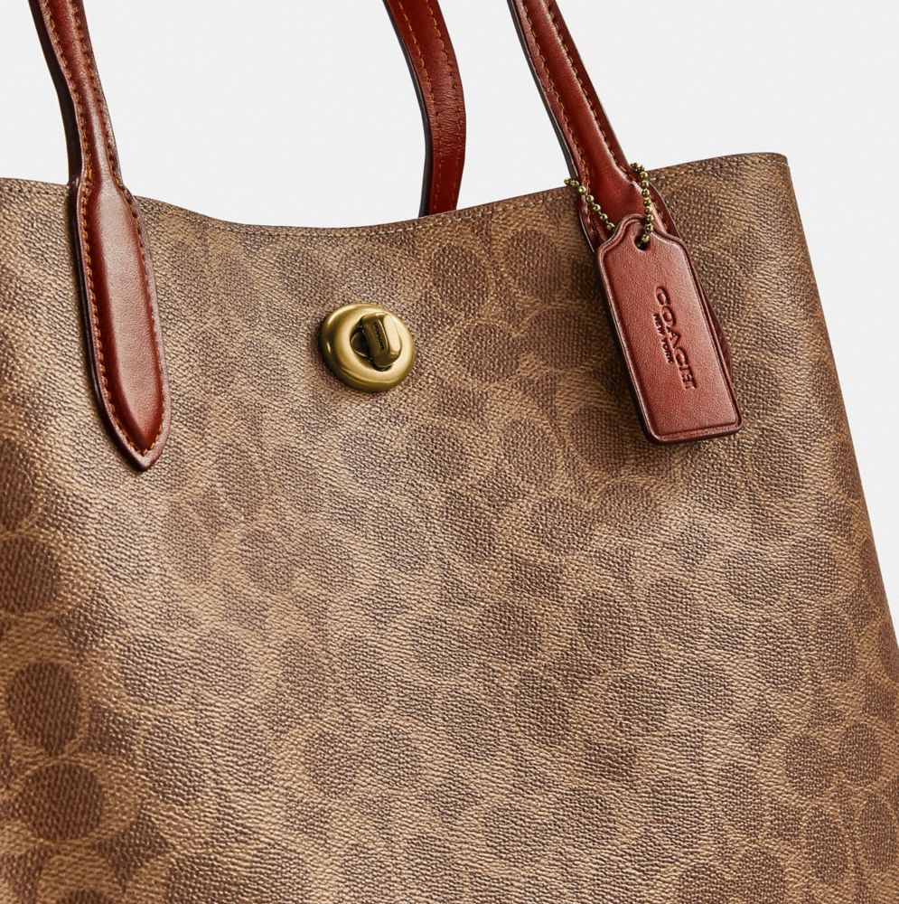 Willow Tote In Signature Canvas | COACH®